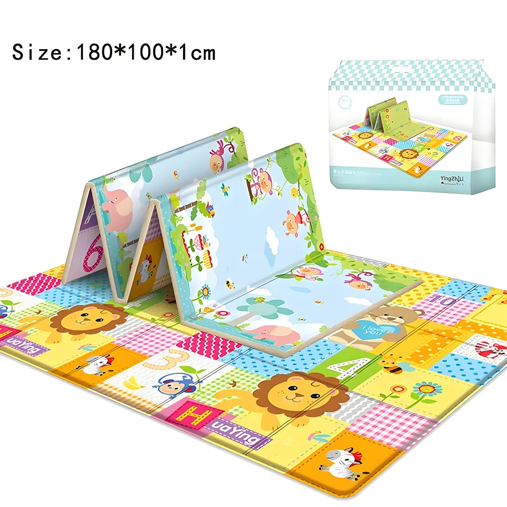 Foldable Baby Play Mat – Waterproof, Soft & Outdoor Safe