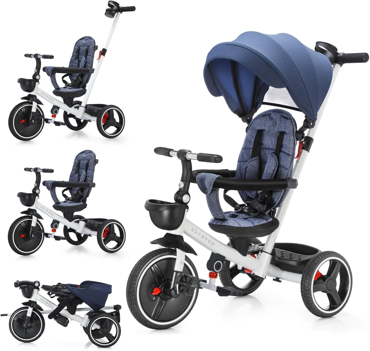 Baby Stroller Tricycle – 5-in-1 Adjustable Ride for Kids