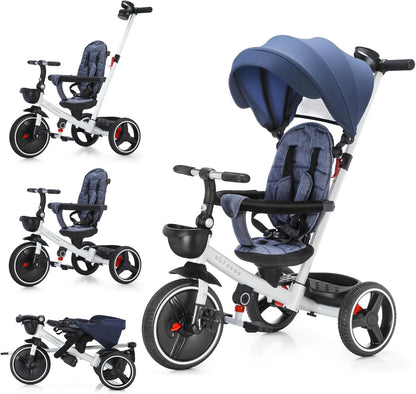 Baby Stroller Tricycle – 5-in-1 Adjustable Ride for Kids