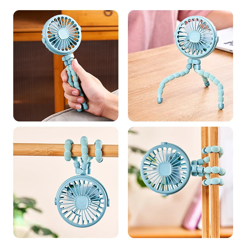 compact stroller cooling fan for infants - KentDO