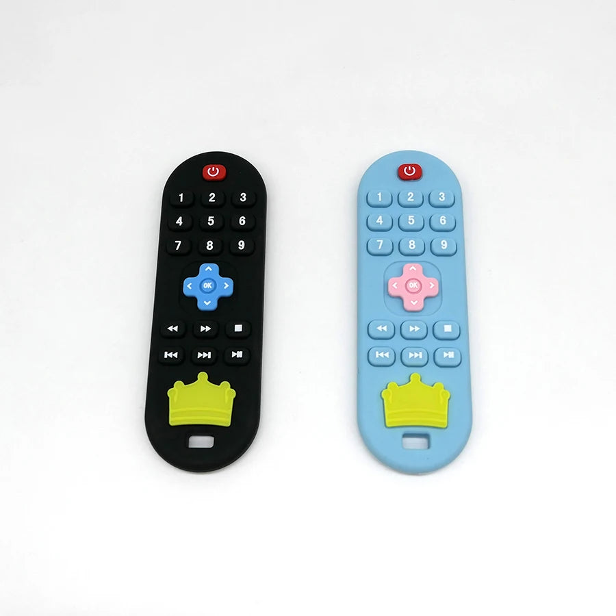 Silicone Teether Remote Control – Soothing Gum Relief Toy
