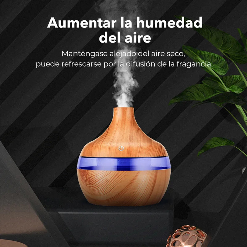 Ultrasonic Air Humidifier with Essential Oil Aroma Therapy