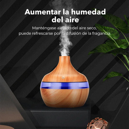 Ultrasonic Air Humidifier with Essential Oil Aroma Therapy