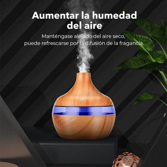Ultrasonic Air Humidifier with Essential Oil Aroma Therapy