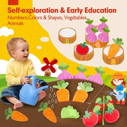 Montessori Busy Board Toys – Farm Animal Learning Fun