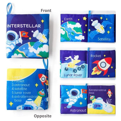 Baby Crinkle Book Set for Early Learning & Sensory Play