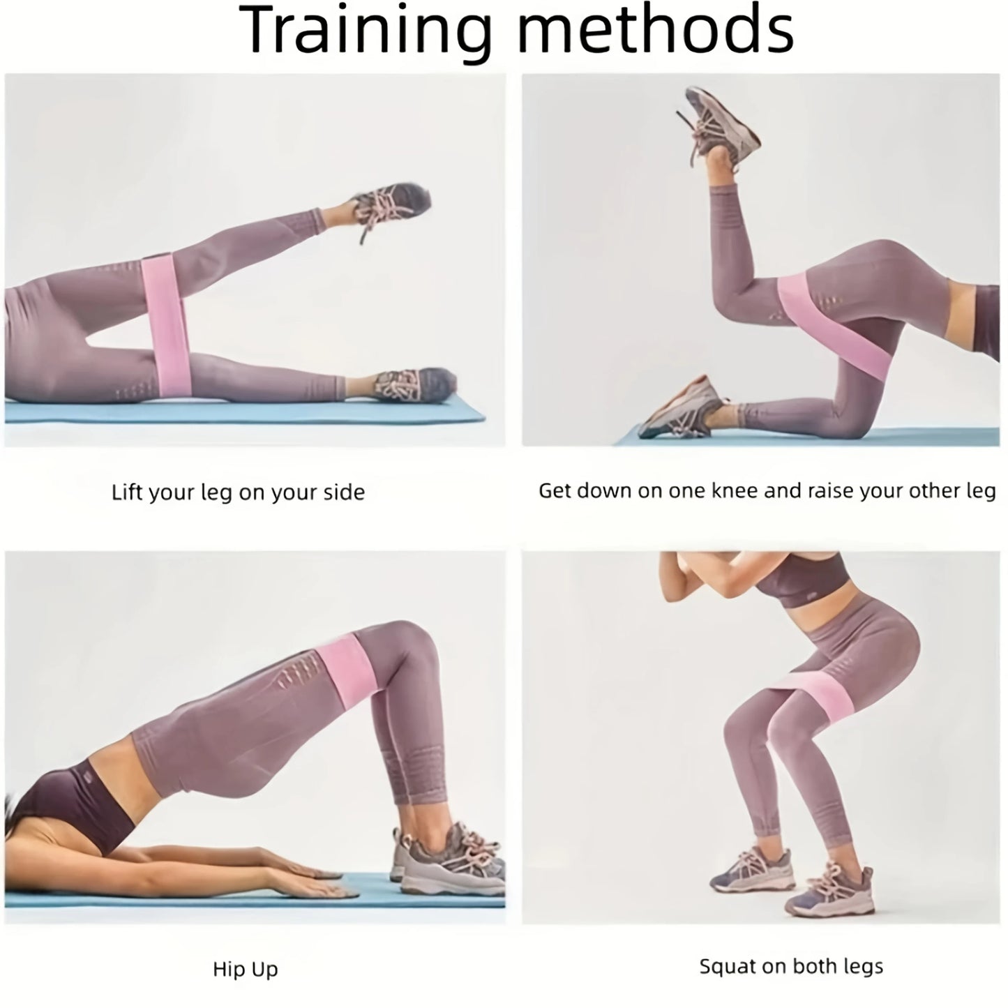 Fabric Resistance Hip Booty Bands for Glute & Thigh Workout