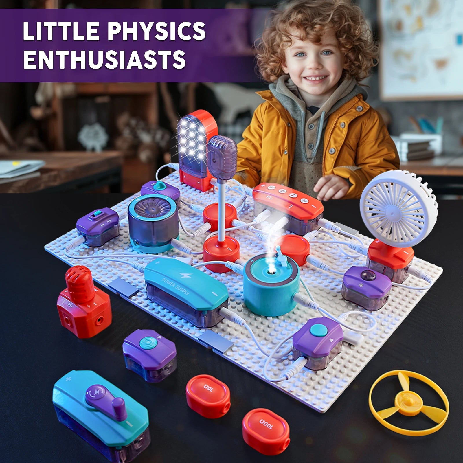 students building DIY electronics projects in STEM activities for elementary students