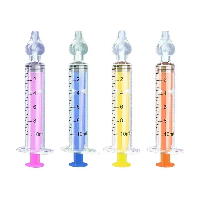 Baby Nasal Aspirator Syringe Safe Reusable Nose Cleaner