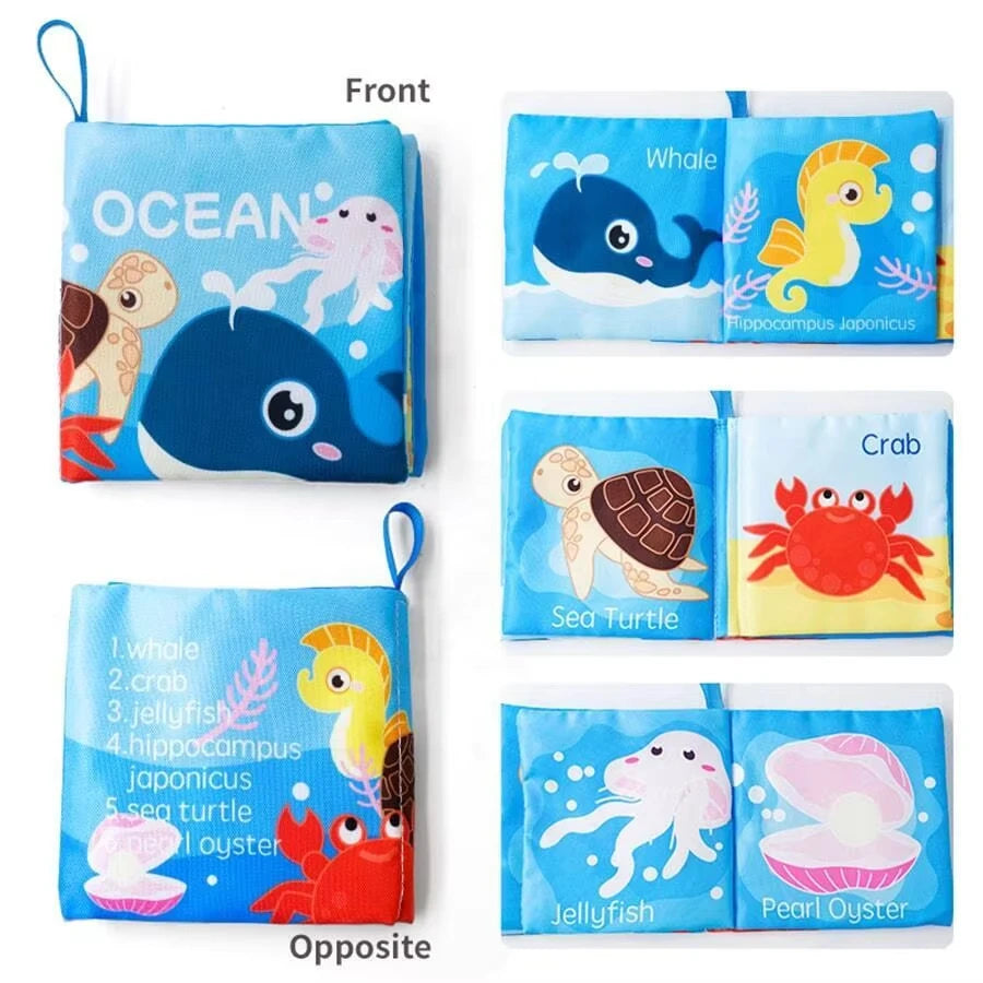 Baby Crinkle Book Set for Early Learning & Sensory Play