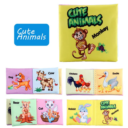 Baby Soft Cloth Book – Montessori 3D Educational Toy