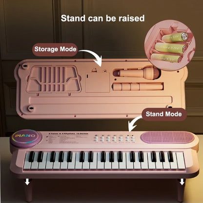 Kids Electric Piano 37-Key with Mic – Fun Learning Toy