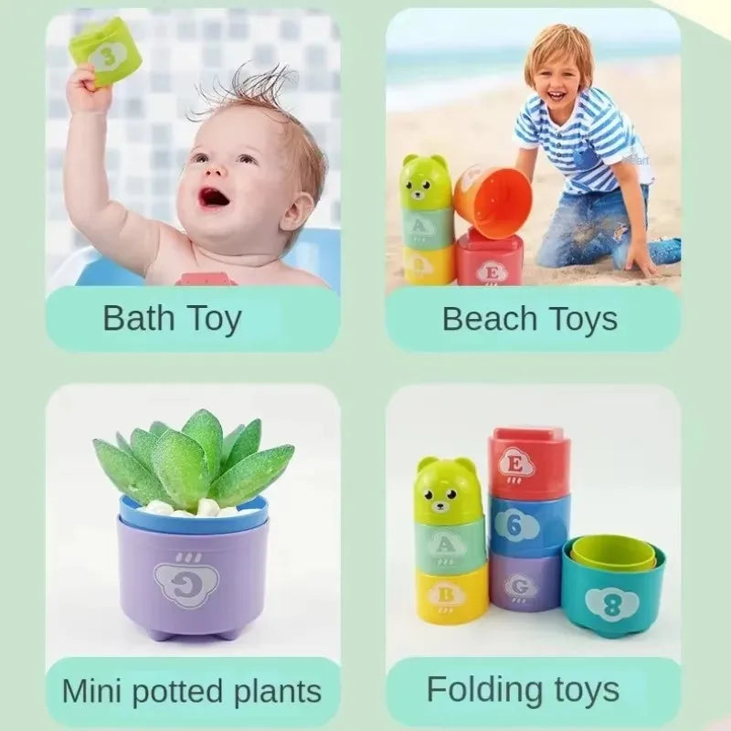Montessori Stacking Cups – Early Learning & Fun Puzzle Toy