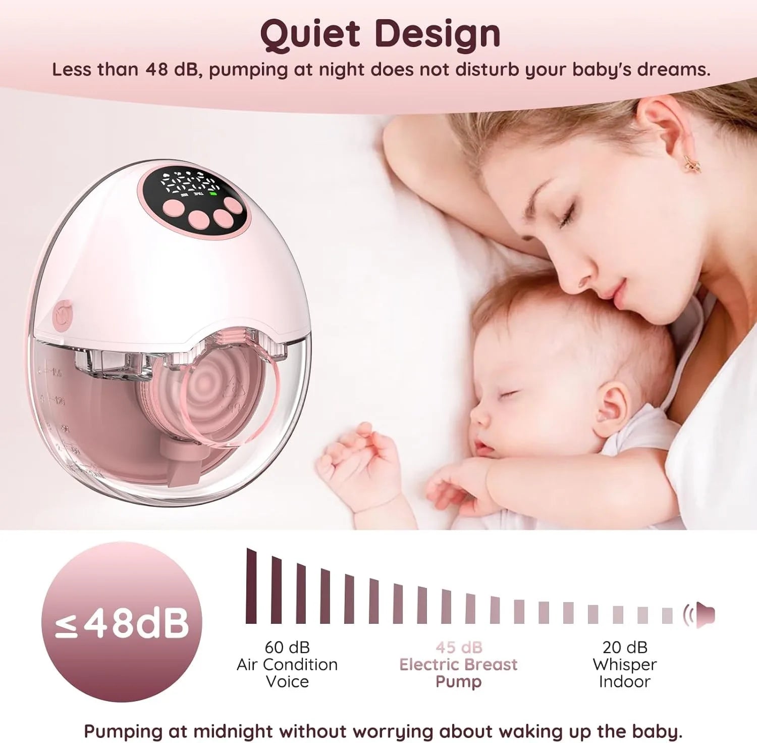 rechargeable electric breast pump - KentDO