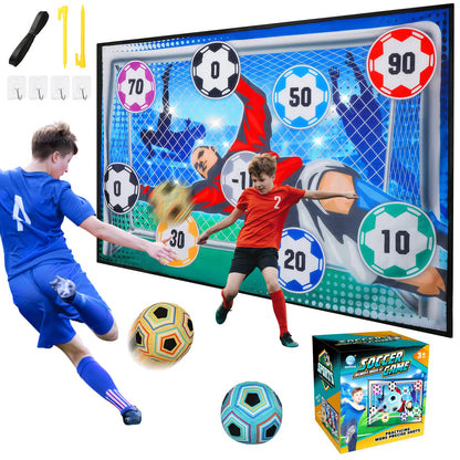 Kids Soccer Sticky Goal Toy for Indoor & Outdoor Training