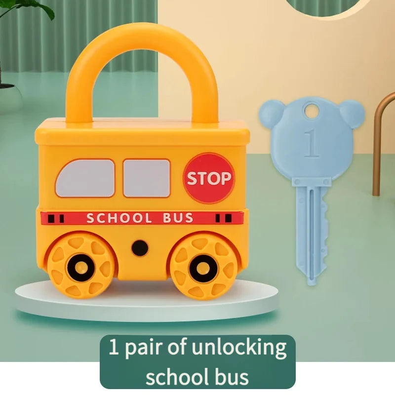 Montessori Lock & Key Toy – Number Learning & Sensory Fun