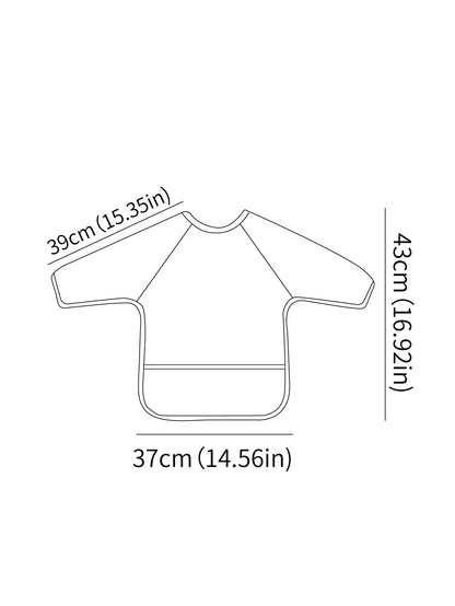 Waterproof Baby Bib with Sleeves – Cute Mess-Free Feeding