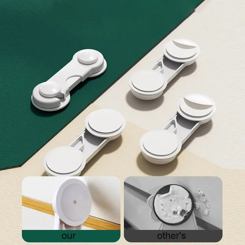 Baby Safety Lock – Transparent Childproof Protection for Cabinet