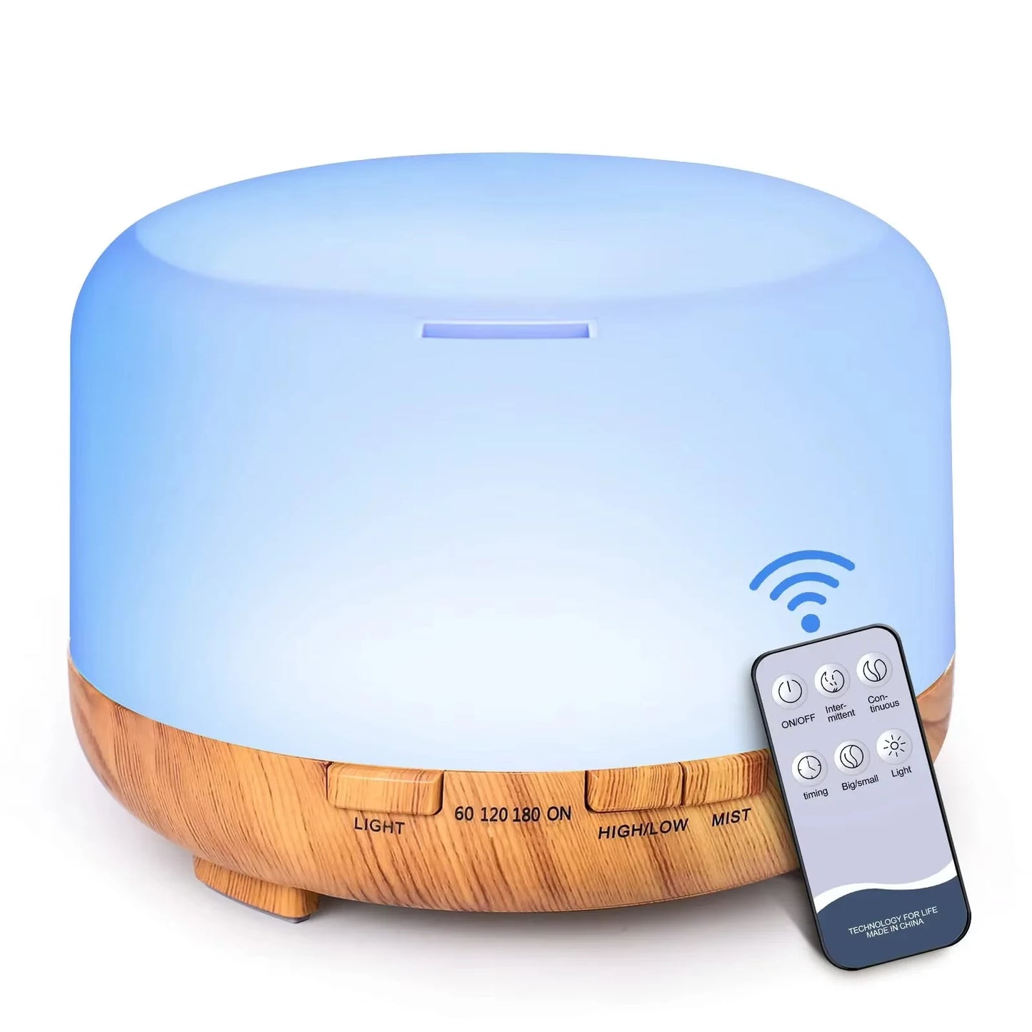 500ML Ultrasonic Aroma Diffuser – Cool Mist & LED Humidifier