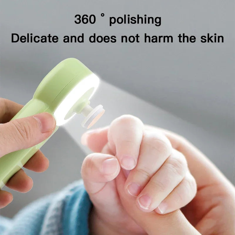 Electric Baby Nail Clipper – Safe, Luminous, Rechargeable