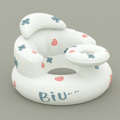 Inflatable Baby Seat for Safe Sitting & Feeding Support