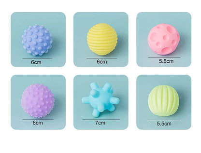 Textured Baby Sensory Balls – Soft Tactile Development Set