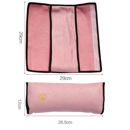 Kids Seat Belt Pillow – Soft Shoulder & Head Support for Car Trips