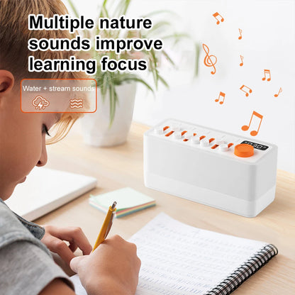 Smart Sleep Aid Speaker – White Noise & RGB Night Light