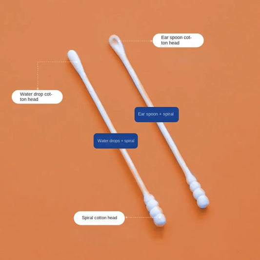 Extra Thin Baby Cotton Swabs – Dual-Tip Nose & Ear Cleaner
