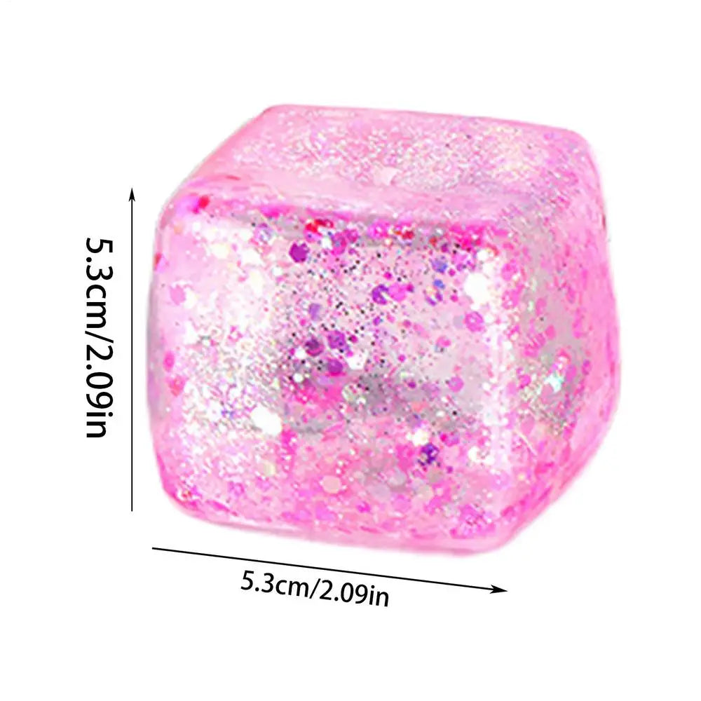 Stress Relief Squeeze Cube – Soft Slow-Rebound Fidget Toy