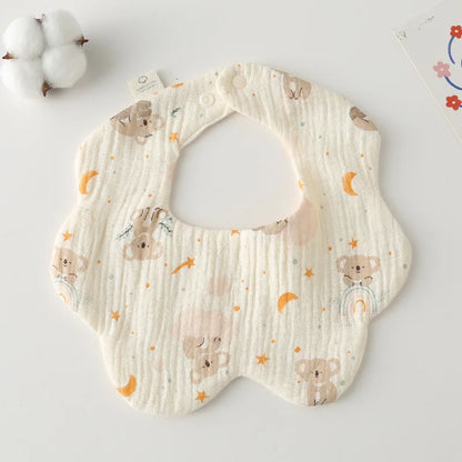 Newborn Baby Bib – Soft Drool Bandana for Mess-Free Feeding