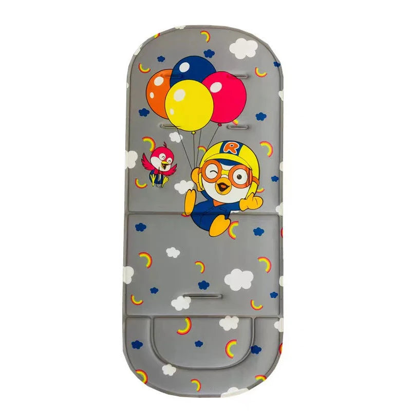 Cartoon Baby Car Cushion Soft Breathable Stroller Pad