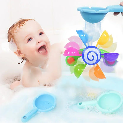 Rainbow Windmill Baby Bath Toy – Colorful Water Fun