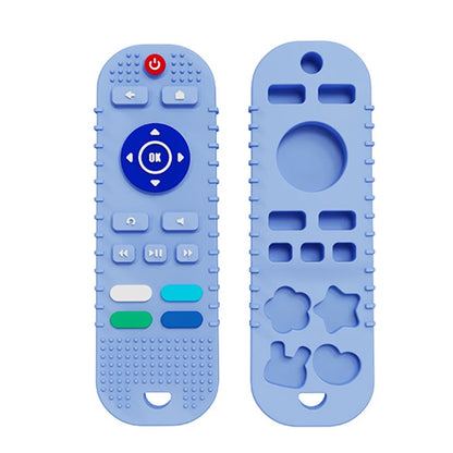 Silicone Baby Teether – TV Remote Toy for Gum Relief