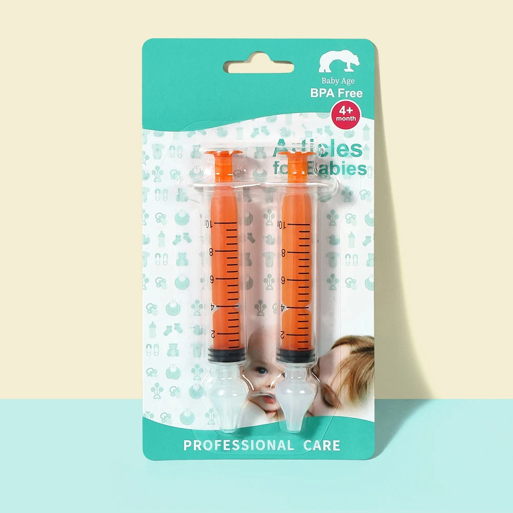 Baby Nasal Aspirator Syringe for Gentle & Hygienic Cleaning