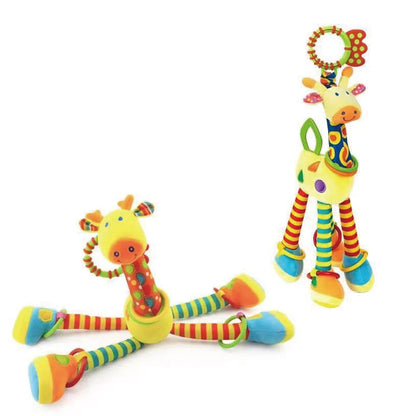 Baby Giraffe Plush Rattle – Soft Developmental Toy