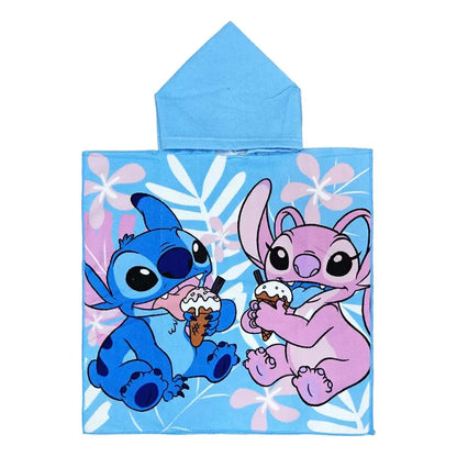 Baby Stitch Hooded Bath Towel – Soft & Quick-Dry Robe
