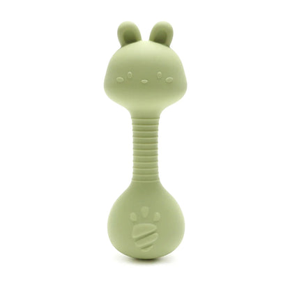 Silicone Baby Rattle – Easy Grip Rabbit Teether Toy
