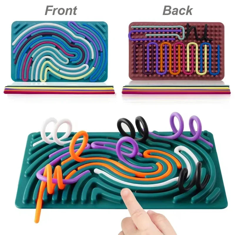 Sensory Activity Board – Montessori Stress Relief Toy for Kids