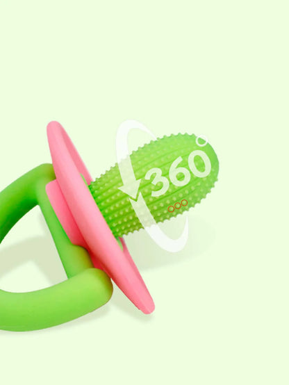 Silicone Teether Ring – Soft Pacifier for Gum Relief