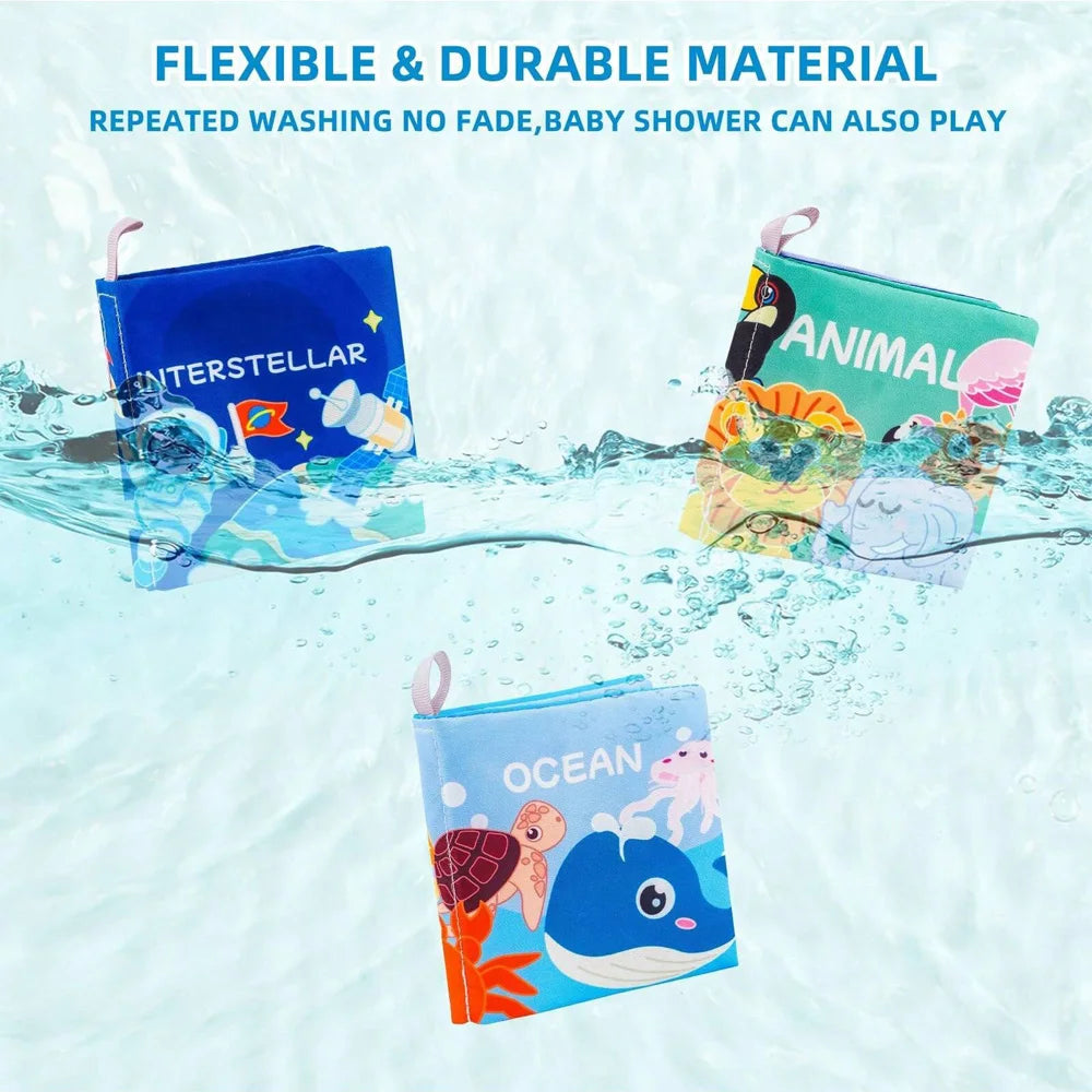 Baby Crinkle Book Set for Early Learning & Sensory Play