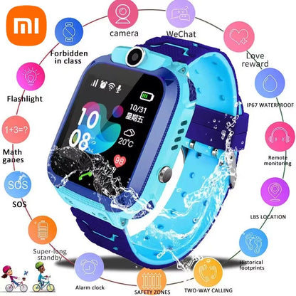 Kids Smart Watch GPS SOS Call Camera Waterproof Tracker