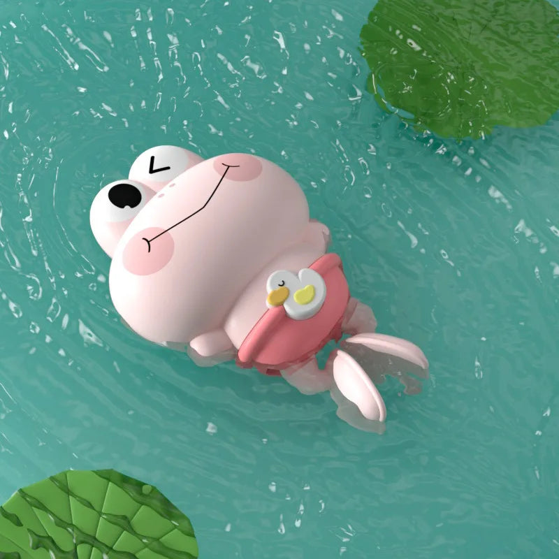 Clockwork Frog Bath Toys – Floating Fun for Kids