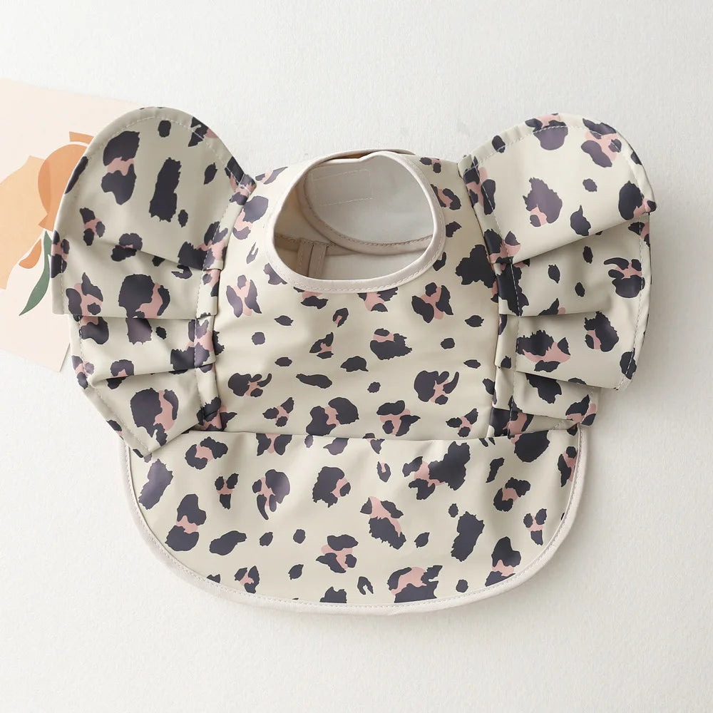 Waterproof Baby Bib with Pocket – Easy Clean & Soft PU