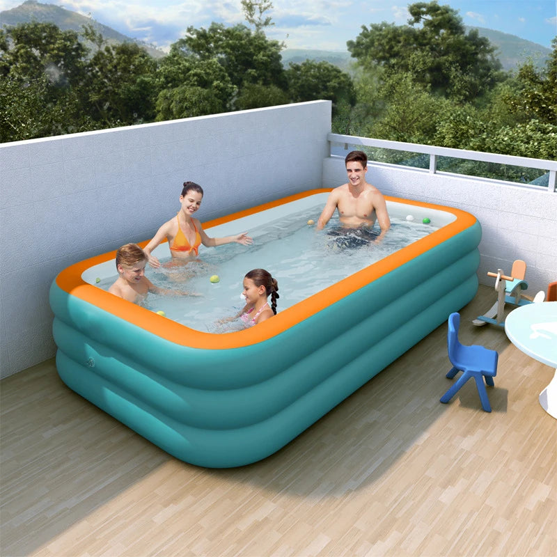 Inflatable Swimming Pool – Large Family Fun for Backyard