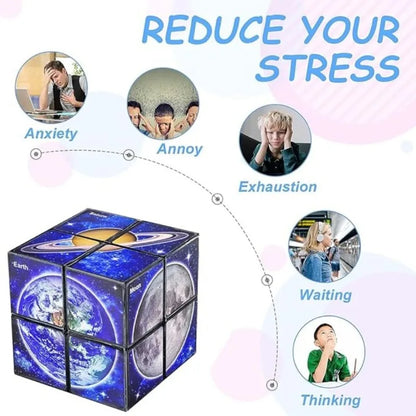 2 in 1 Star Sky Cube for Stress Relief & Creative Play