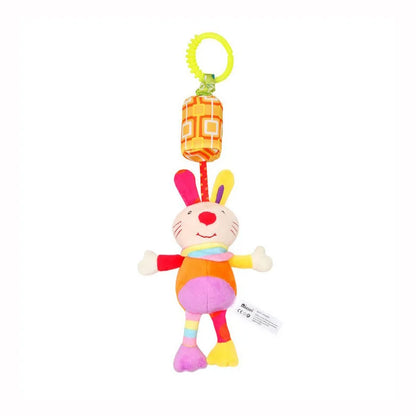 Baby Stroller Rattle Toy – Soft Hanging Animal for Sensory Play