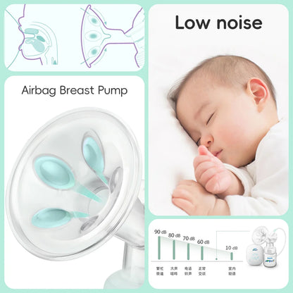 Portable Electric Breast Pump – Smart Massage, Pain-Free Milk Flow