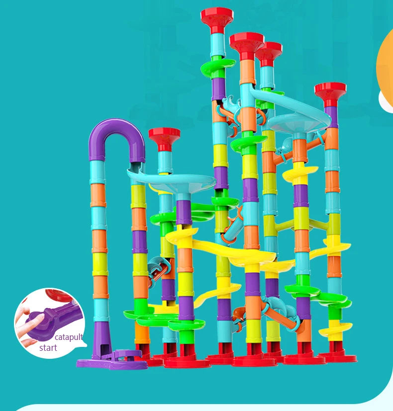 Marble Run Building Blocks Set – Creative STEM Fun