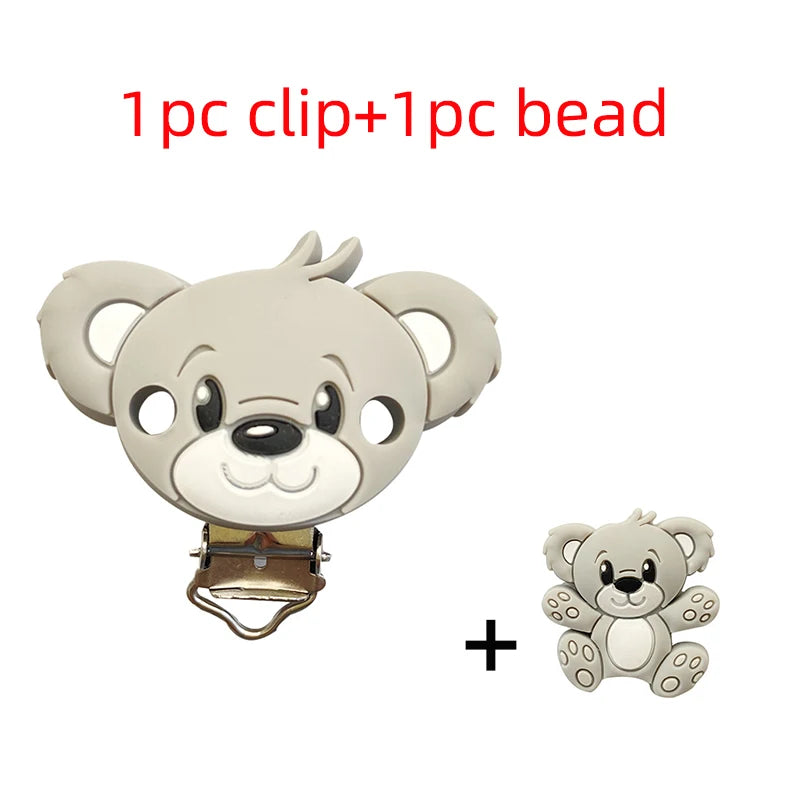 BPA-Free Animal Silicone Teether Set – Safe & Fun Relief